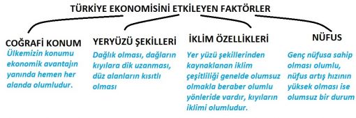  Türkiyenin ekonomisini etkileyen faktörler